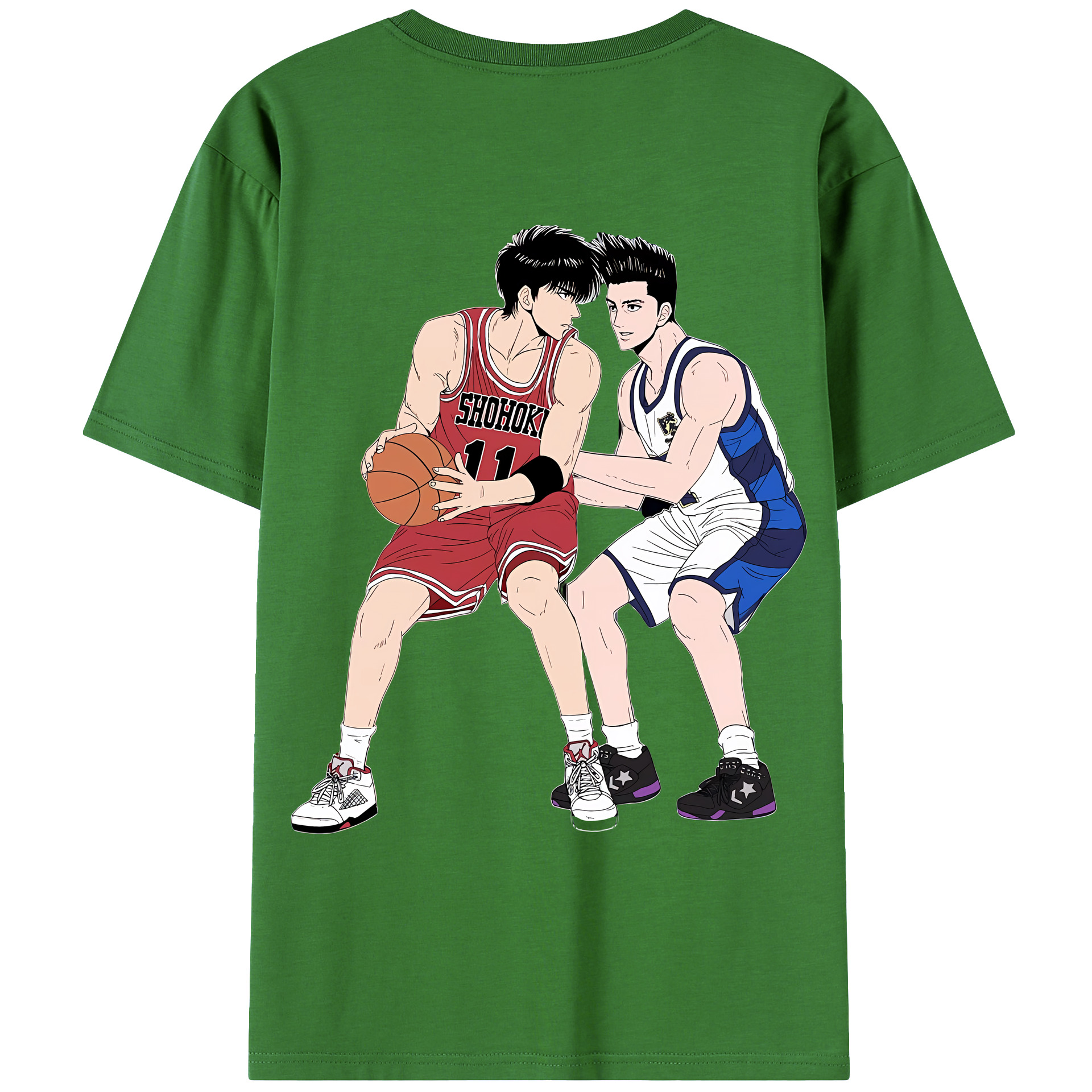 SLAM DUNK／スラムダンク レディース半袖Tシャツ(バックプリント)